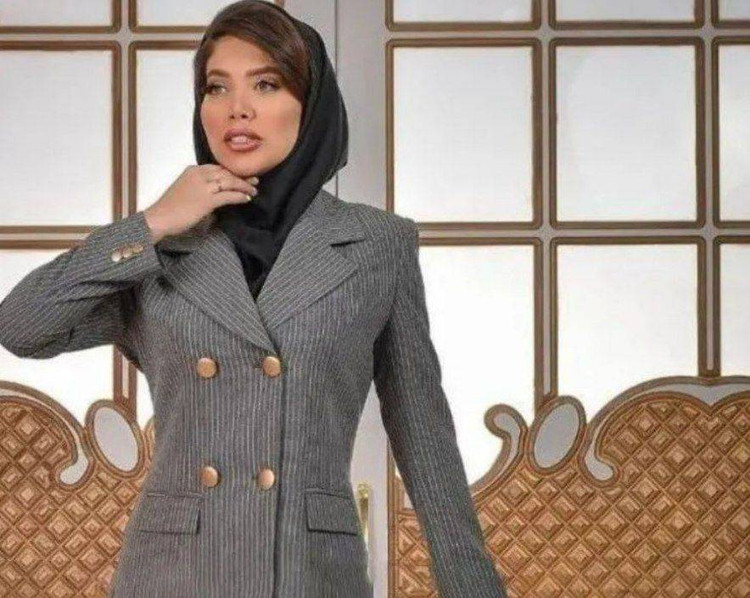 مانتو شلوار اداری زنانه سوپر دیپلمات پرشیا 6 دکمه طلایی نرگس