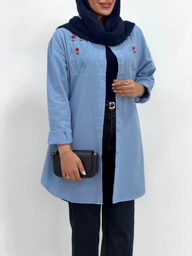 مانتو زنانه الیاف لنین مدل افسانه