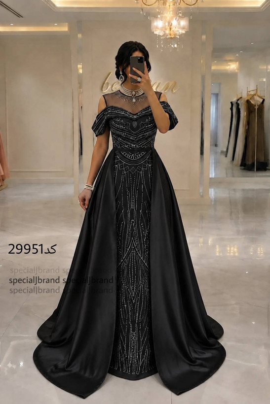 ماکسی مجلسی زنانه ساتن و غواصی گرم بالا مرجان