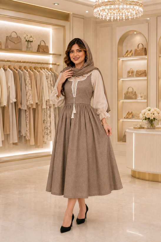 ست شومیز سارافون زنانه صوفیا شانتون مدل شهرزاد