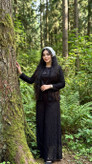 ست زنانه کت شلواردامنی گیپور دانتل آستردار خرجکار مروارید دریا