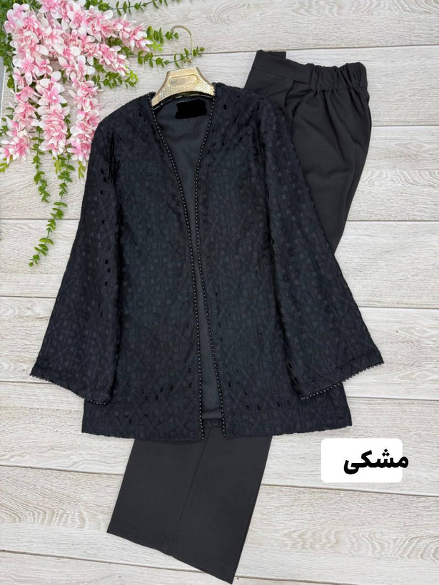 کت شلوار مازراتی و گیپور مدل گندم طرح جدید