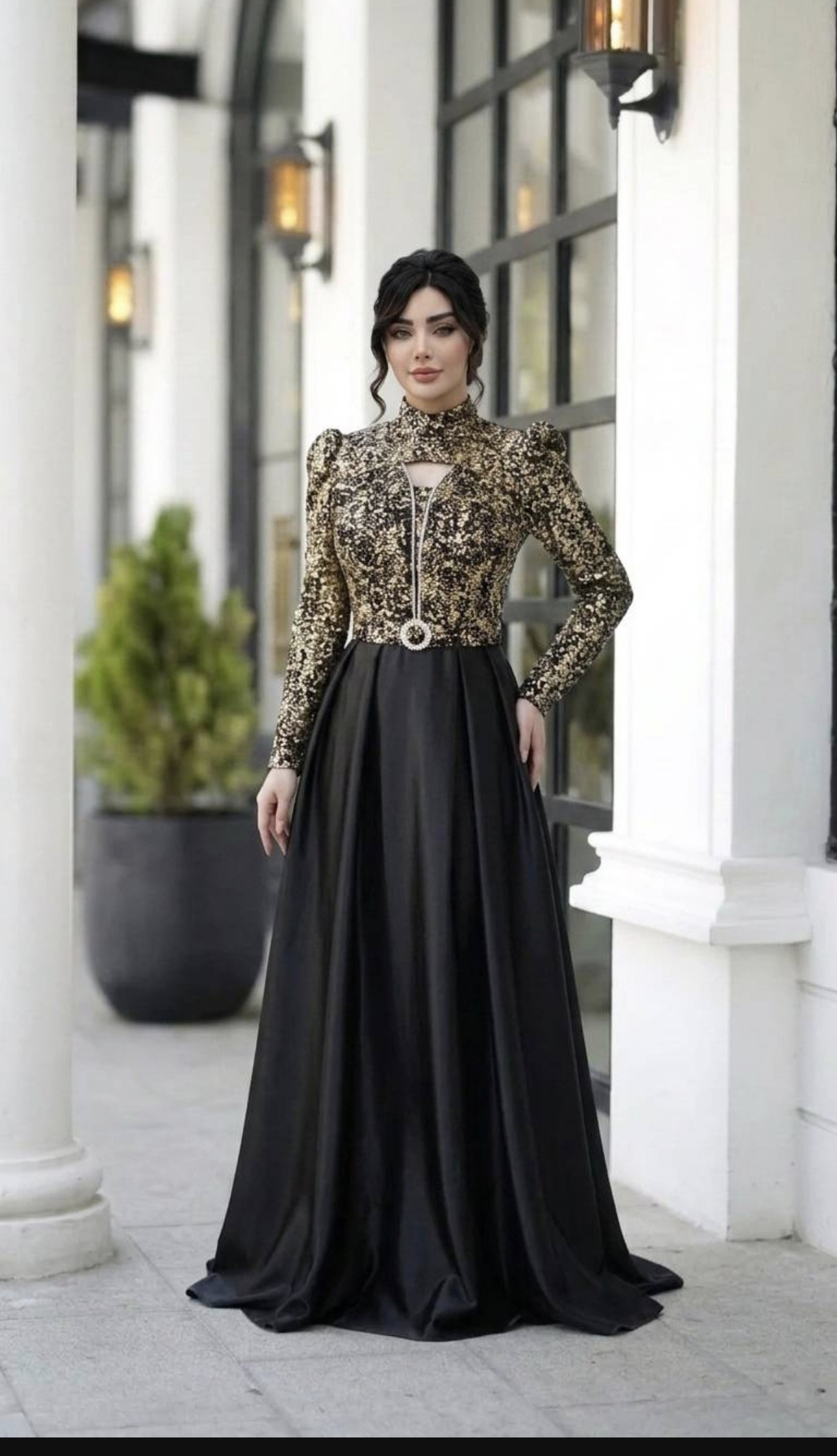 ماکسی مجلسی زنانه شاین وساتن ال ایکس سیندرلا