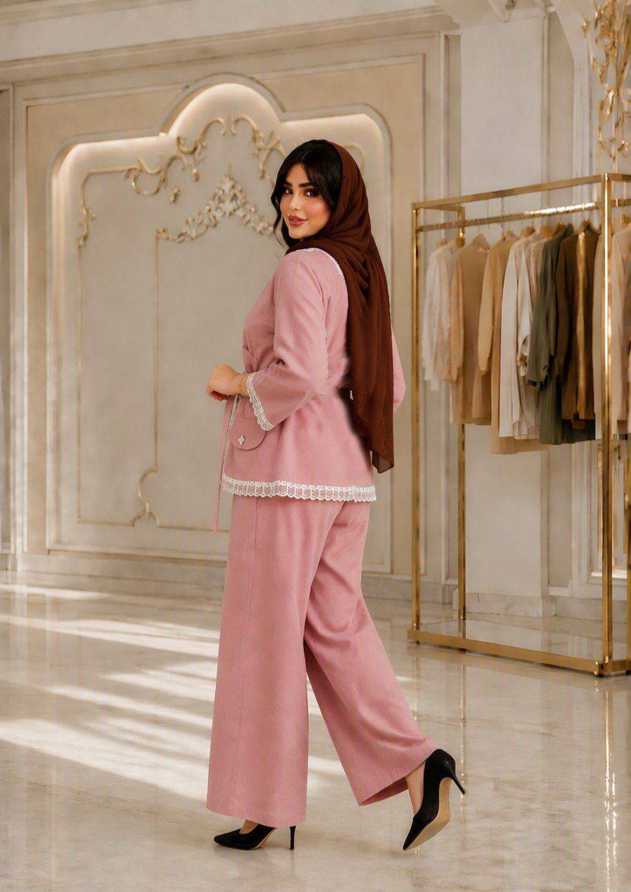 مانتو شلوار زنانه مازراتی مدل فاطمه
