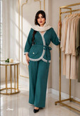 مانتو شلوار زنانه مازراتی مدل فاطمه