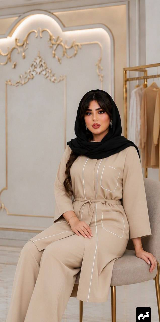 مانتو دانشجویی بلند بزیاق مدل شیدا