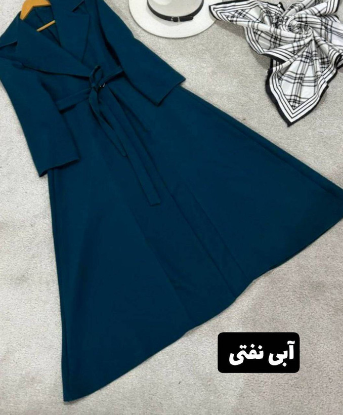 مانتو بلند زنانه جنس مازراتی مدل غزاله