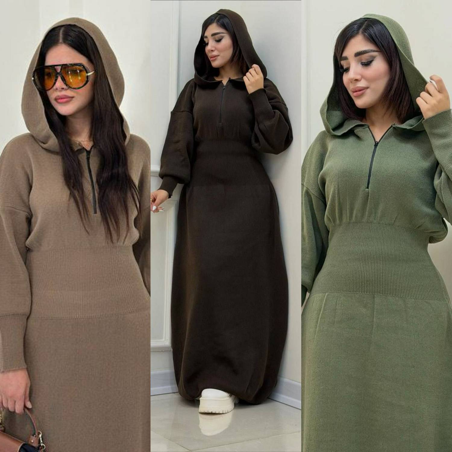 کفتان زنانه بافت باکیفیت ساعت شنی