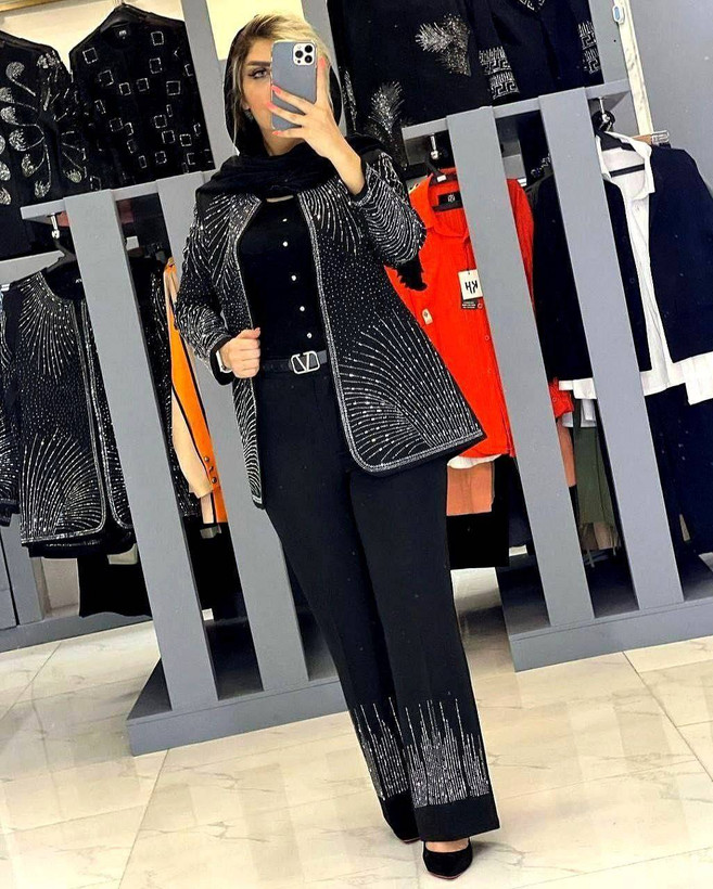 ست زنانه کت و شلوار مجلسی مازراتی اعلا. مدل دیاموند