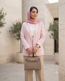 کت زنانه جذاب لنین درجه یک الی مناسب تمام فصل ها