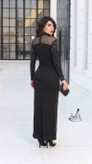 ماکسی مجلسی زنانه ثنا مازراتی درجه یک دیزاین شده با نگین و سنگ بدون ریزش