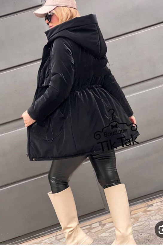 کاپشن زنانه سلیکونی توخز ببعی مدل ماه بانو