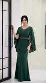 ماکسی مجلسی زنانه کرپ دالقیچ خرکار نگین مدل فرشته