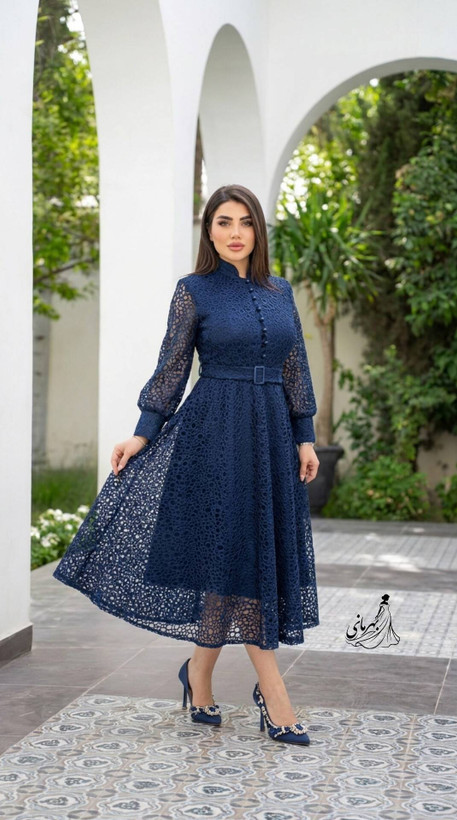مجلسی زنانه میدی زیبا جنس دانتل قیطونی درجه یک ژیلا