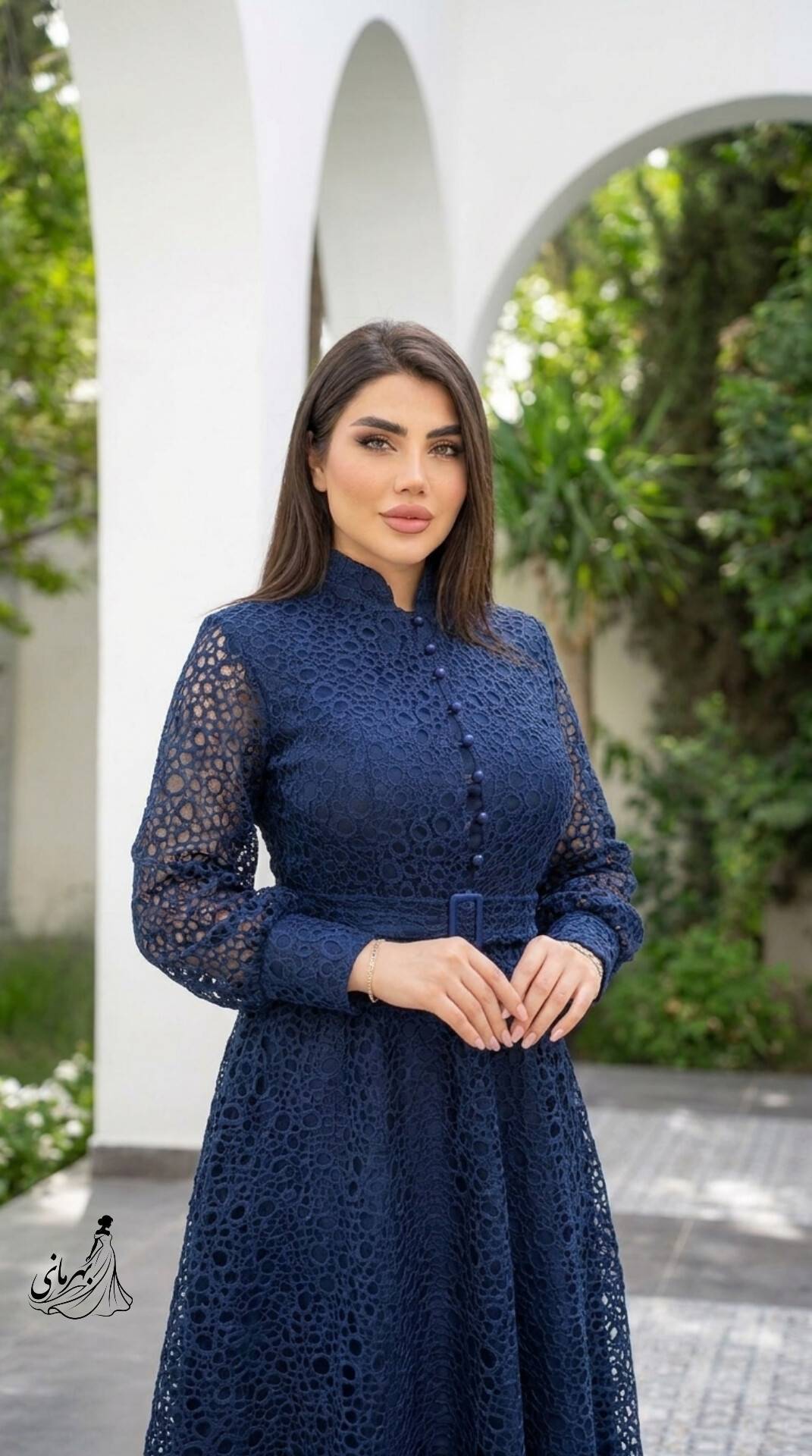 مجلسی زنانه میدی زیبا جنس دانتل قیطونی درجه یک ژیلا