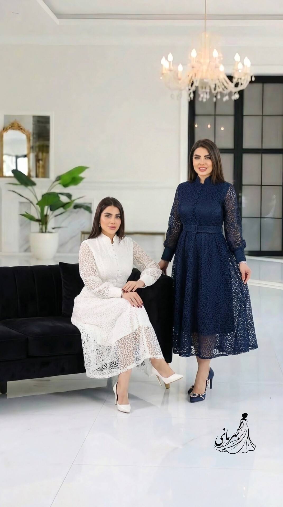 مجلسی زنانه میدی  زیبا جنس دانتل قیطونی درجه یک ژیلا