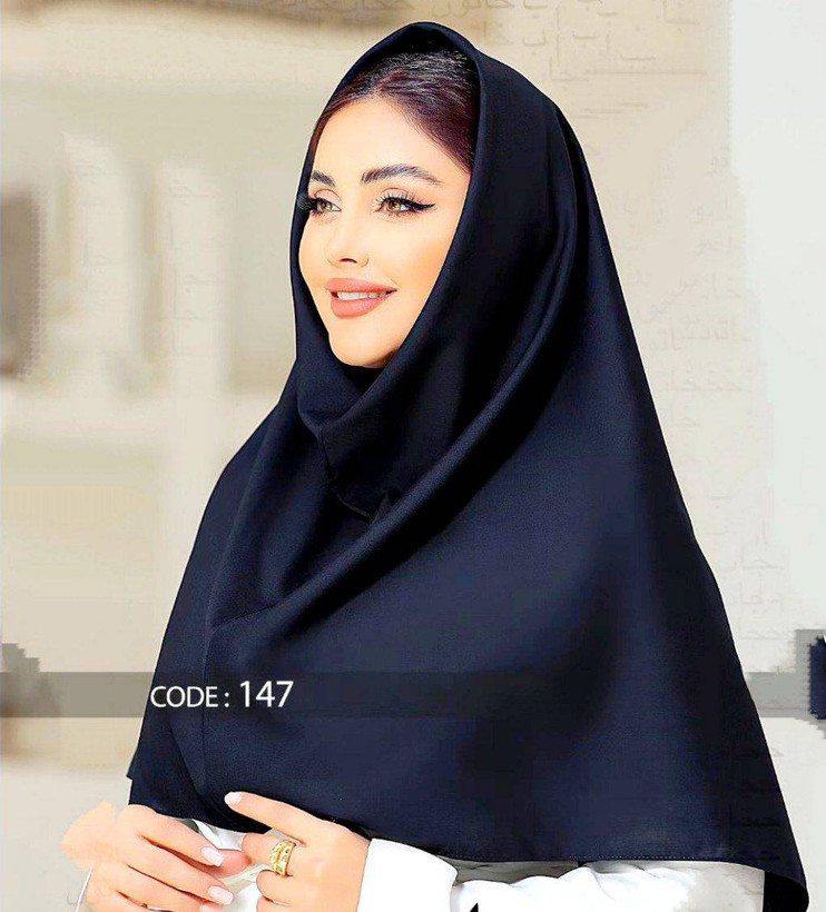 مقنعه اداری زنانه جنس نخ بروجرد اصلی قد ۱۰۰