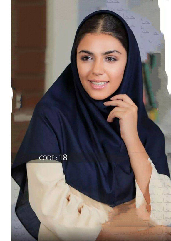 مقنعه اداری زنانه جنس نخ بروجرد اصلی قد ۱۰۰