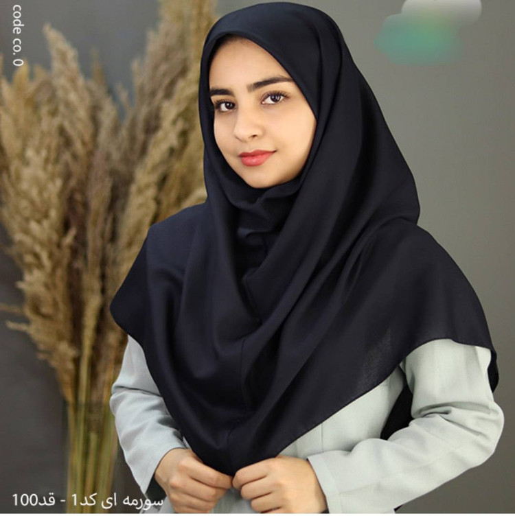 مقنعه اداری زنانه جنس نخ بروجرد اصلی قد ۱۰۰