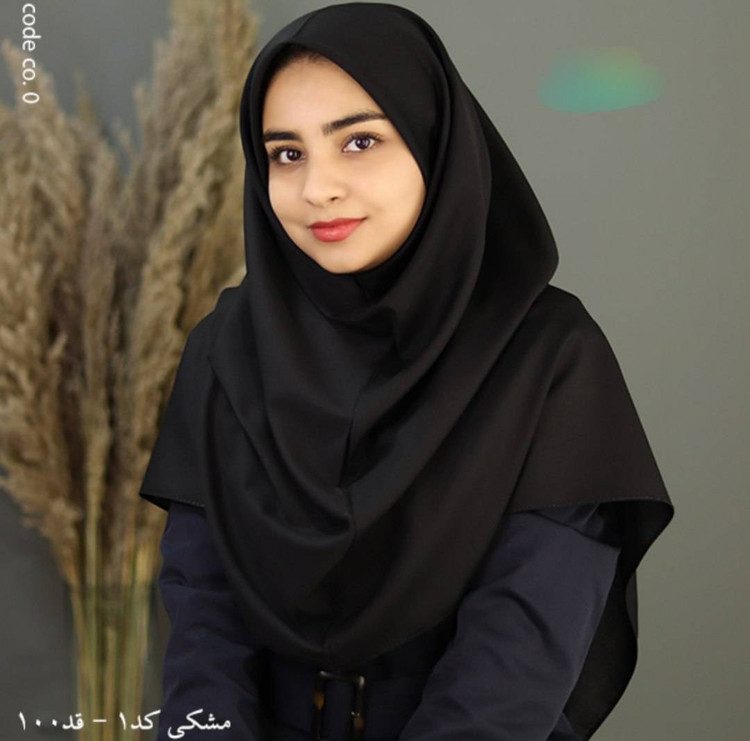مقنعه اداری زنانه جنس نخ بروجرد اصلی قد ۱۰۰