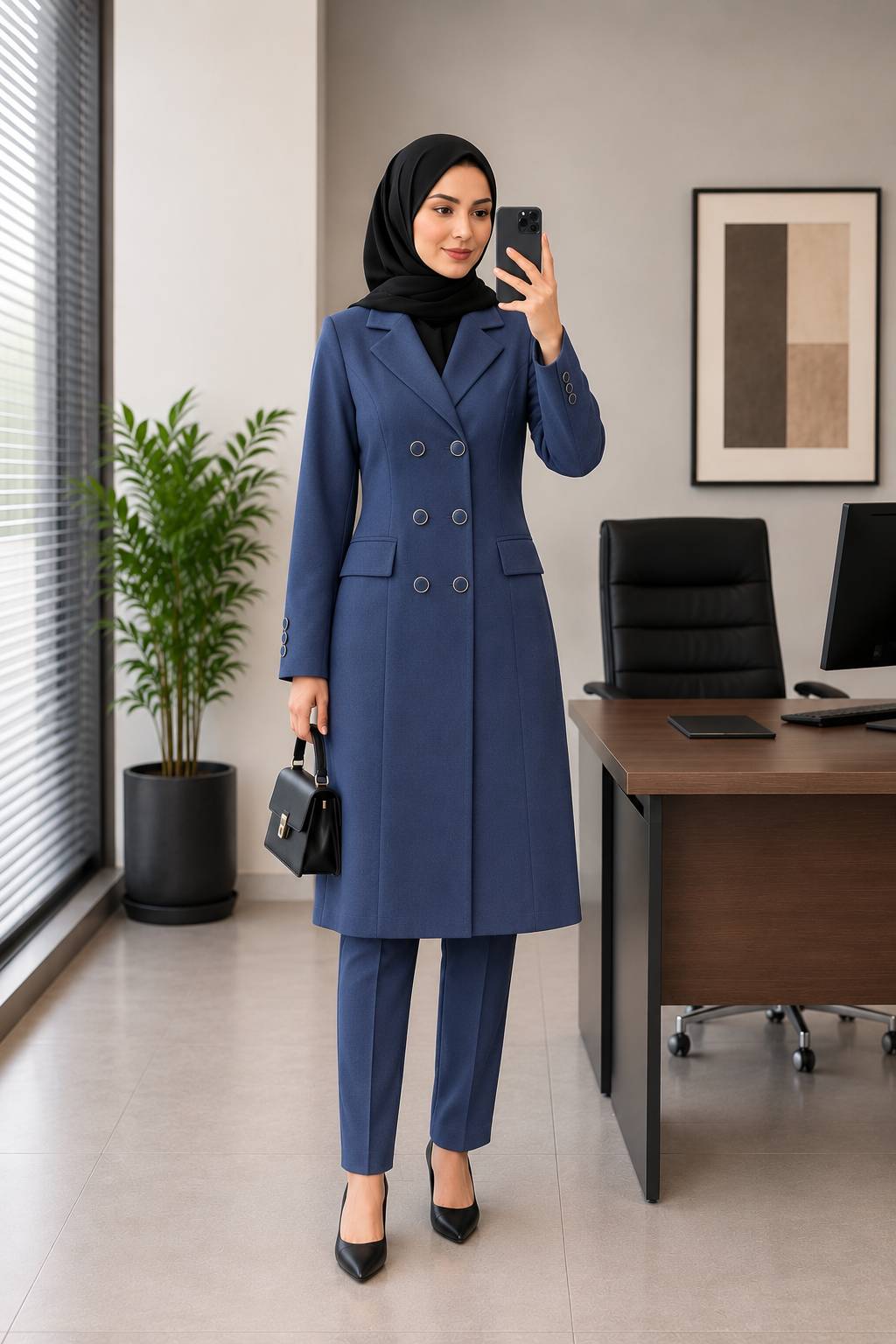 ست مانتو شلوار اداری زنانه پرشین درجه یک فاگل