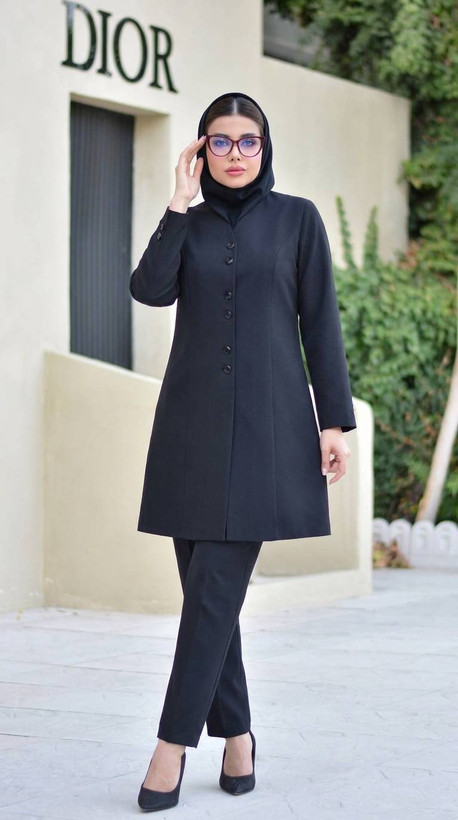 مانتو شلوار اداری زنانه پرشیا دبل گرم اعلا مینو