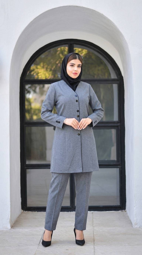 مانتو شلوار اداری زنانه پرشیا دبل گرم اعلا مینو