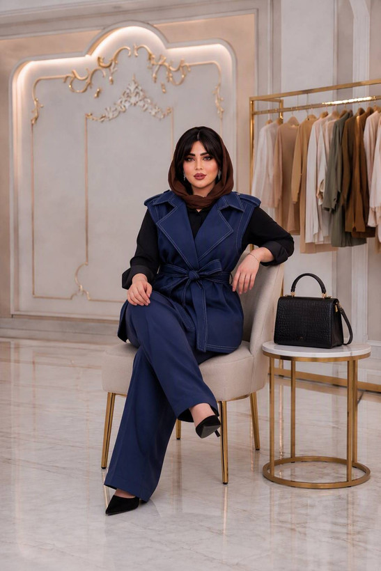 ست زنانه وست و شلوار لی تنسل بانو