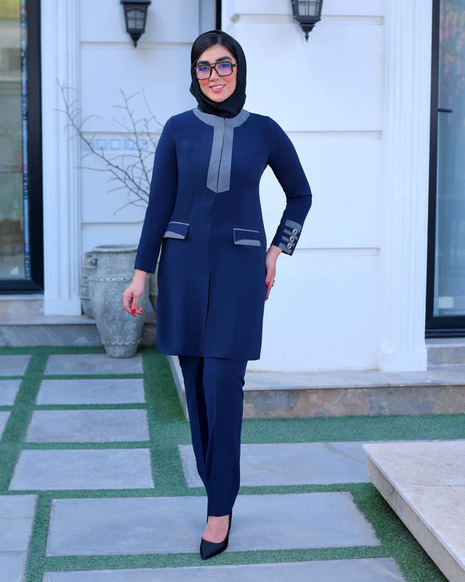 ست مانتو شلوار اداری زنانه پرشین درجه یک مدل مریم