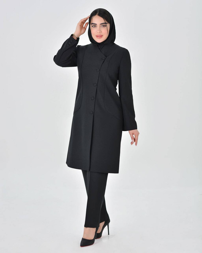 مانتو شلوار اداری زنانه فاستونی مدل خوشه