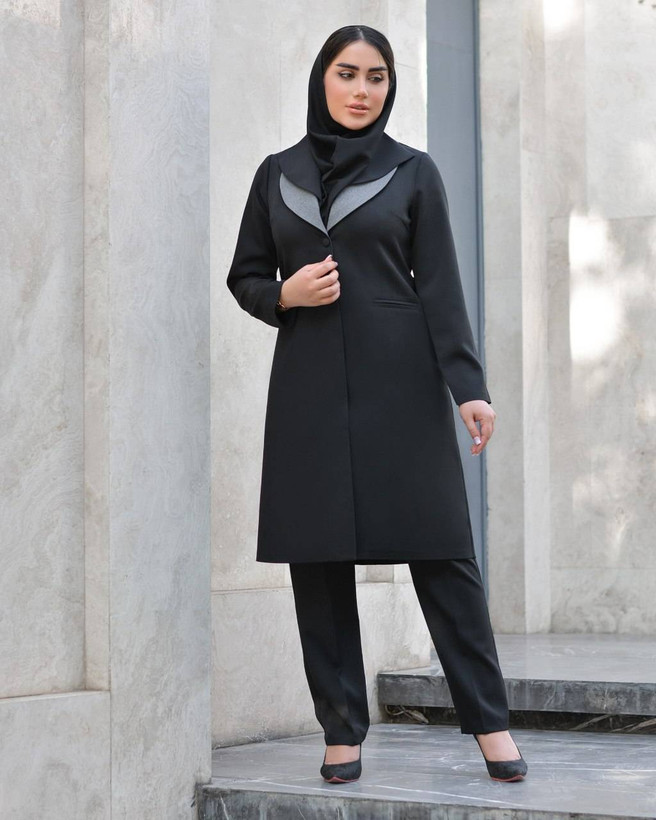 مانتو شلوار اداری زنانه فاستونی مدل تیسا