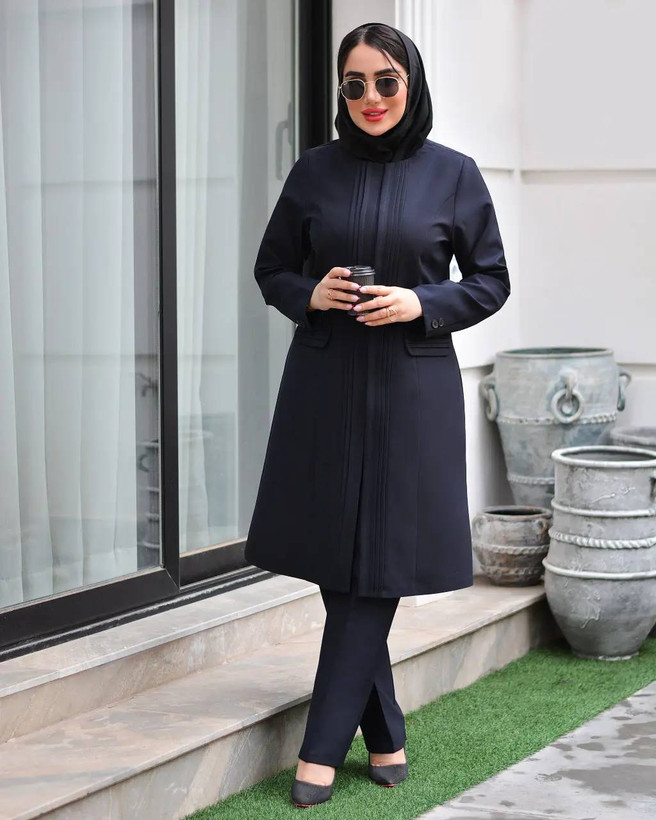 مانتو شلوار اداری زنانه فاسنونی لاوین