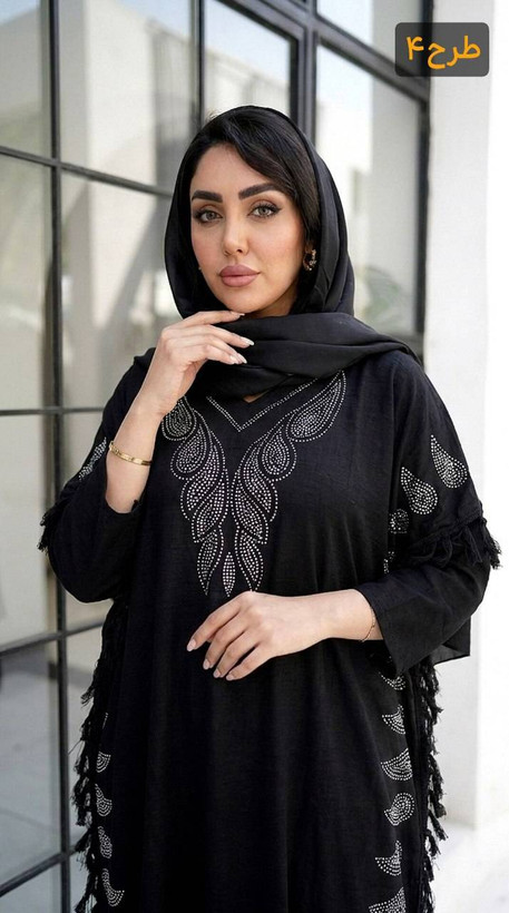 پانچ عبایی مجلسی زنانه شانتون صوفیا اعلا نگین پرسی زمرد