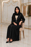 مانتو زنانه بلند بزیاق مدل حسنا