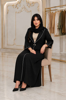 مانتو زنانه بلند بزیاق مدل حسنا