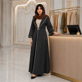 مانتو زنانه بلند بزیاق مدل حسنا