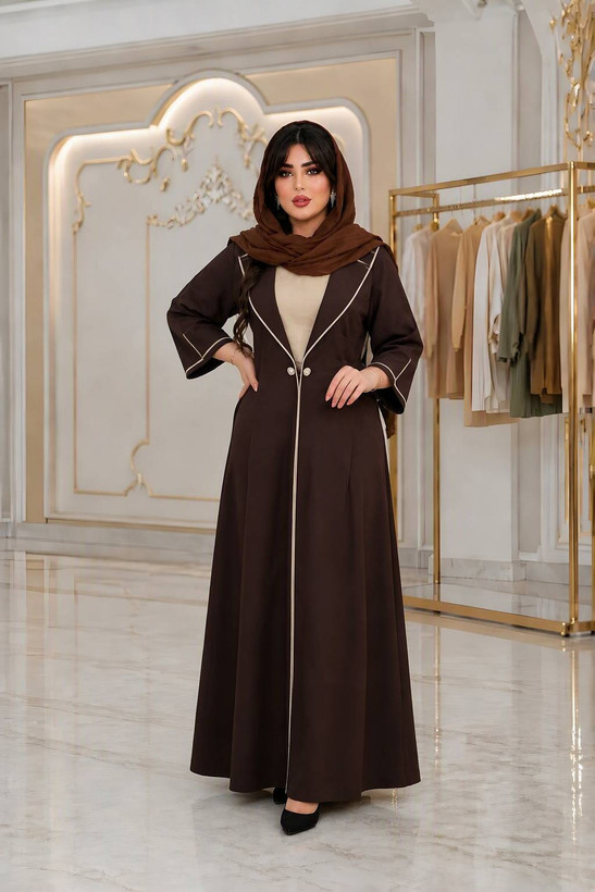 مانتو زنانه بلند بزیاق مدل حسنا