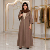 مانتو زنانه بلند بزیاق مدل حسنا