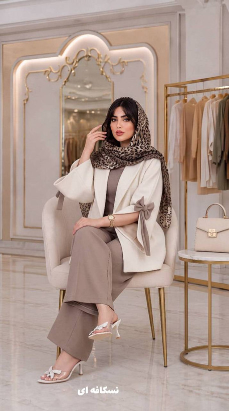 کت شلوار زنانه مازراتی مدل آیلین