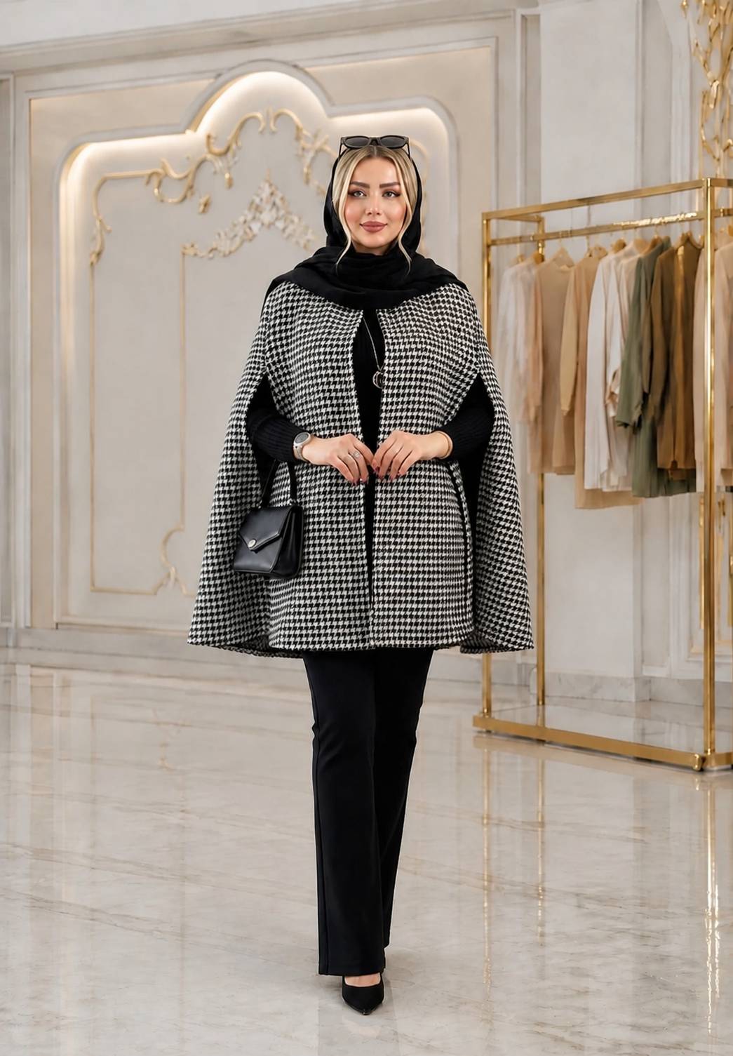 شنل پاییزه زنانه پیچازی مدل بانو