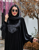مانتو عبایی زنانه مخمل درجه یک نیکو