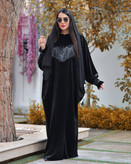 مانتو عبایی زنانه مخمل درجه یک نیکو