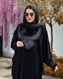 مانتو عبایی زنانه مخمل درجه یک نیکو