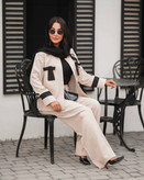 ست زنانه کت و شلوار مازراتی کجراه اعلا پاپیونی
