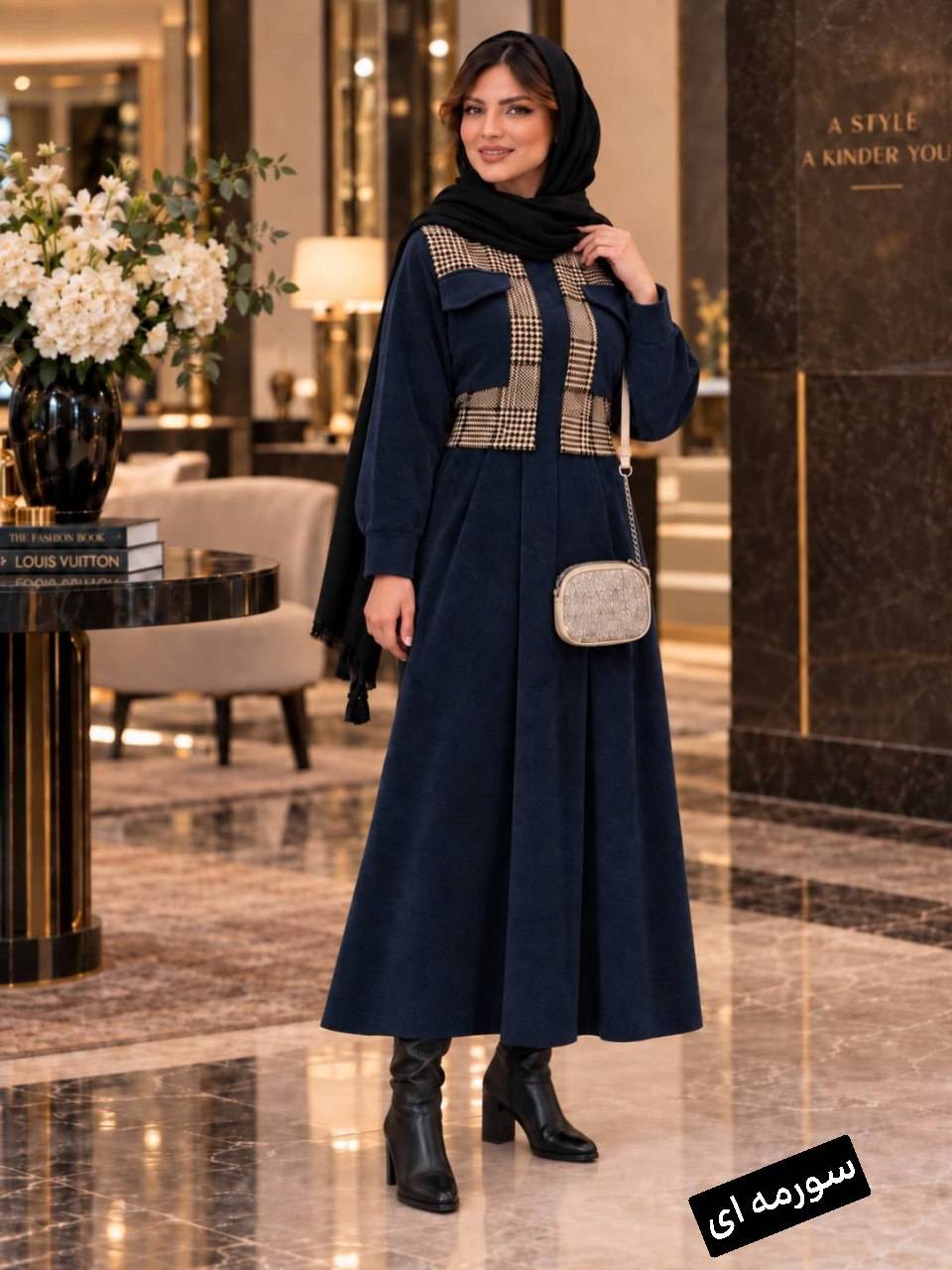 کت سارافون زنانه پیچازی و کبریتی ریز جواهر