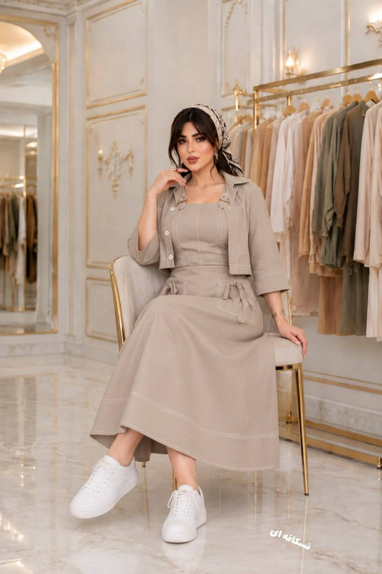 ست کت سارافون زنانه فاستونی گلاره