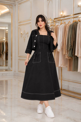 ست کت سارافون زنانه فاستونی گلاره