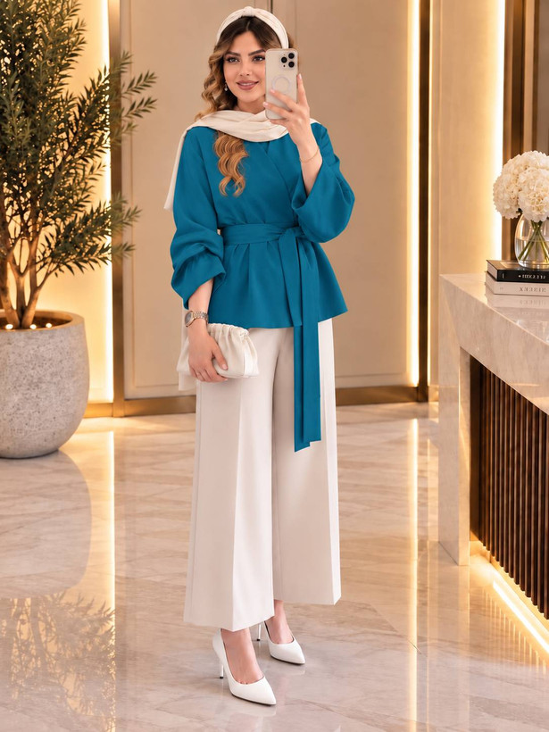 مانتو شلوار مازراتی عیدانه شنیز
