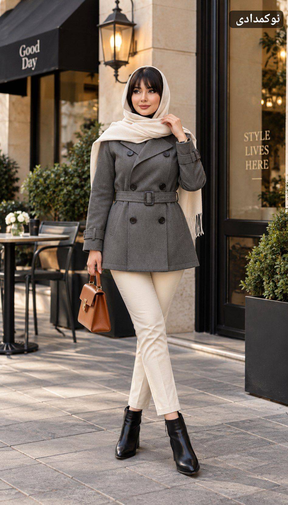 مانتو پایبزی زنانه میکرو‌کجراه وارداتی نویا