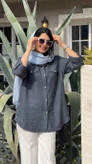 شومیز تک زنانه بغل دکمه شانتون صوفیا